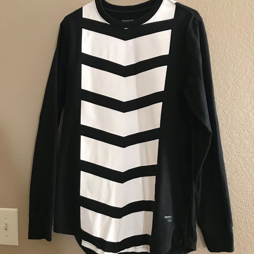 Pradagynyc shirt w Side zippers